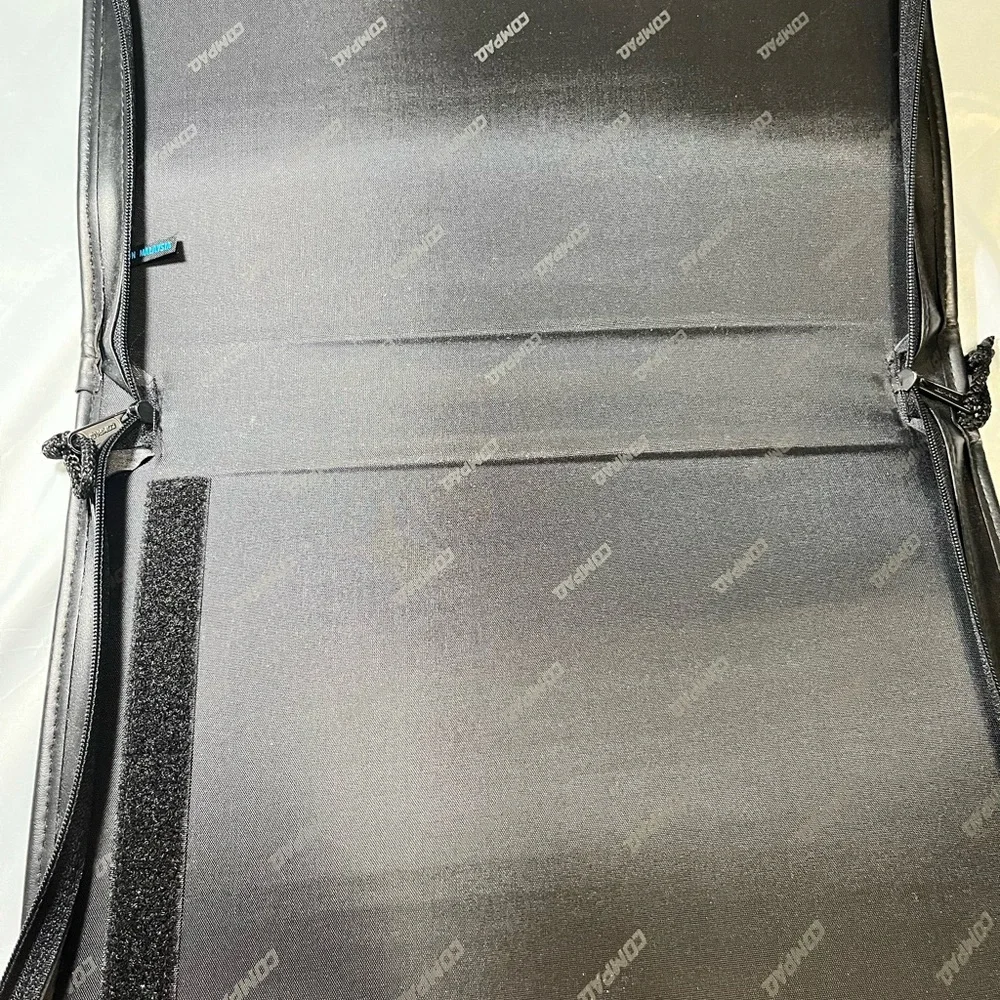 Vintage Compaq black leather case